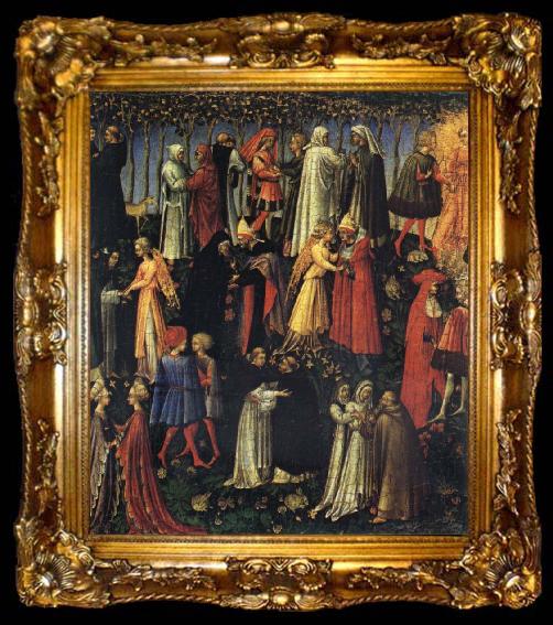 framed  Giovanni di Paolo Paradise, ta009-2